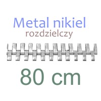 MENR  80cm zamek metal. NIKIEL rozdz.    WYBÓR KOLORÓW